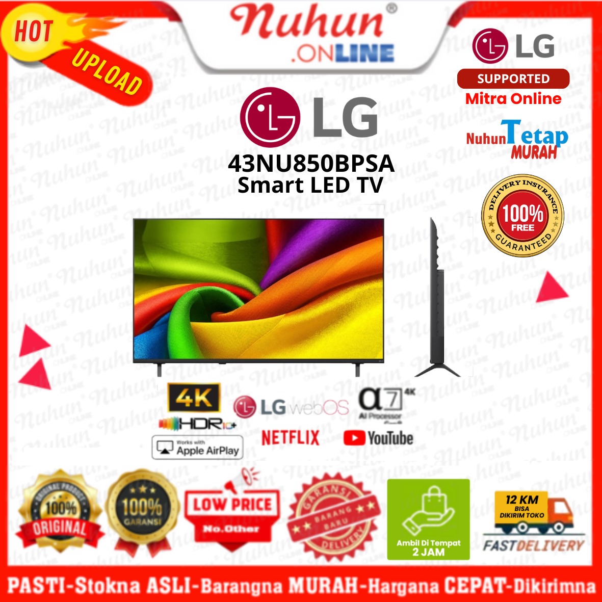 LG LED SMART TV 43NU850BPSA  43 Inch