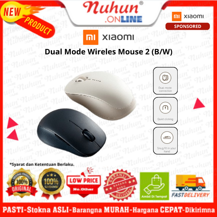 Xiaomi Mouse Dual Mode Wireless | Bluetooth and 2.4GHz wireless connection