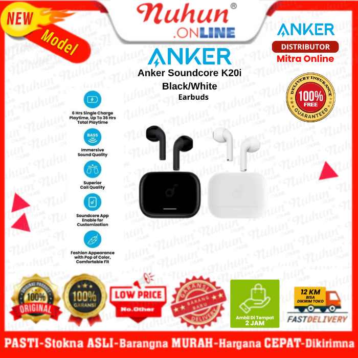 Anker Soundcore Earbuds K20i Black/White
