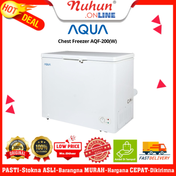 Aqua Chest Freezer 200 (W) AQF