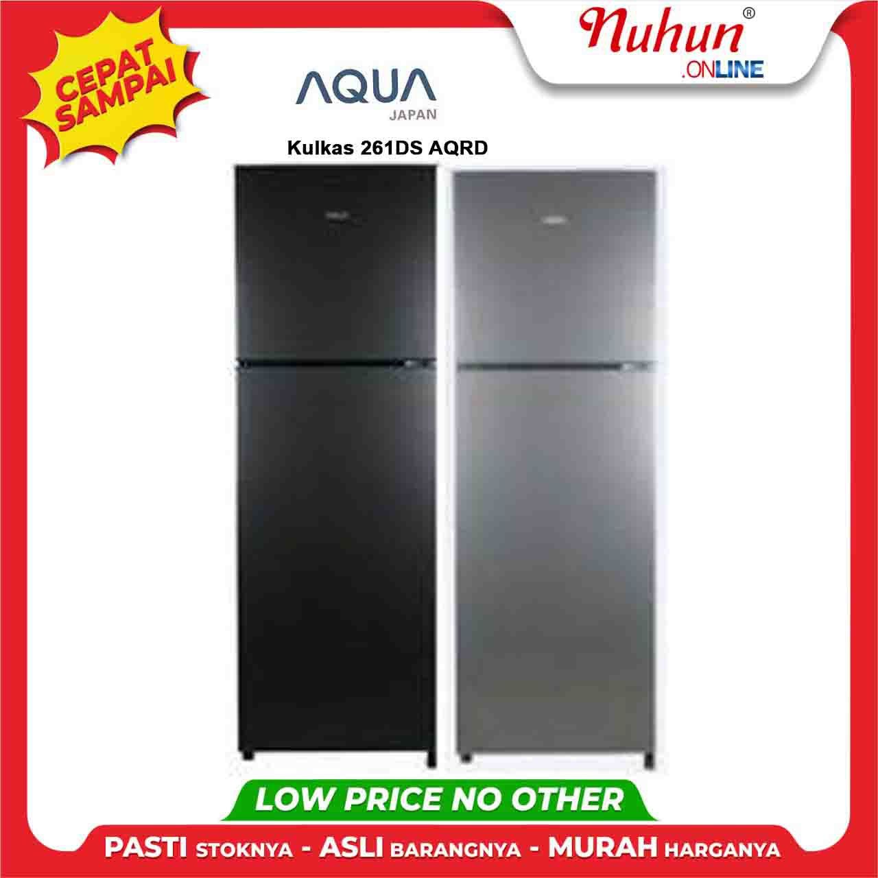 Aqua Kulkas 2 Pintu AQR D261(DS)