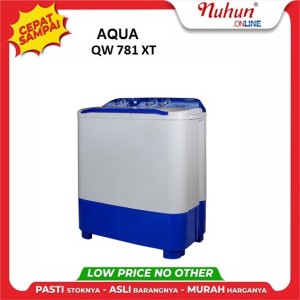 Aqua Mesin Cuci 2 Tabung 7 kg QW 781 xt