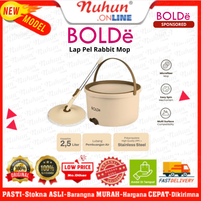 Bolde Alat Pel Lantai Rabbit Mop B/P