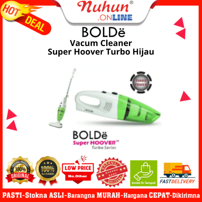 Bolde Vacuum Cleaner Super Hoover Turbo Hijau
