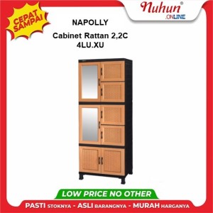 Napolly Lemari Cabinet Rotan 2.2C 4LU.XU