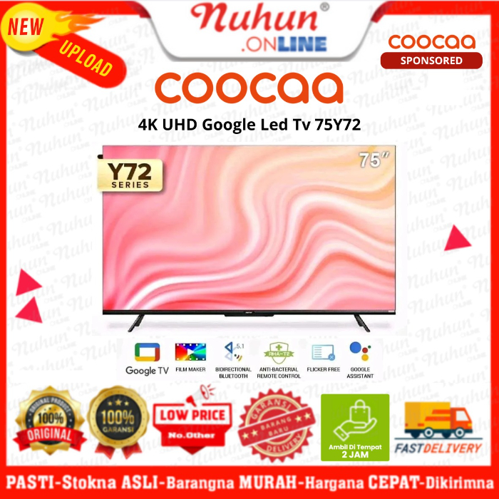 Coocaa Google TV 4K 75Y72 72 Inch