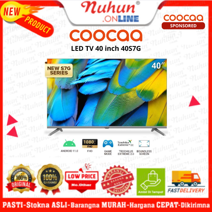 Coocaa LED Smart Android TV 40S7G 40 Inch