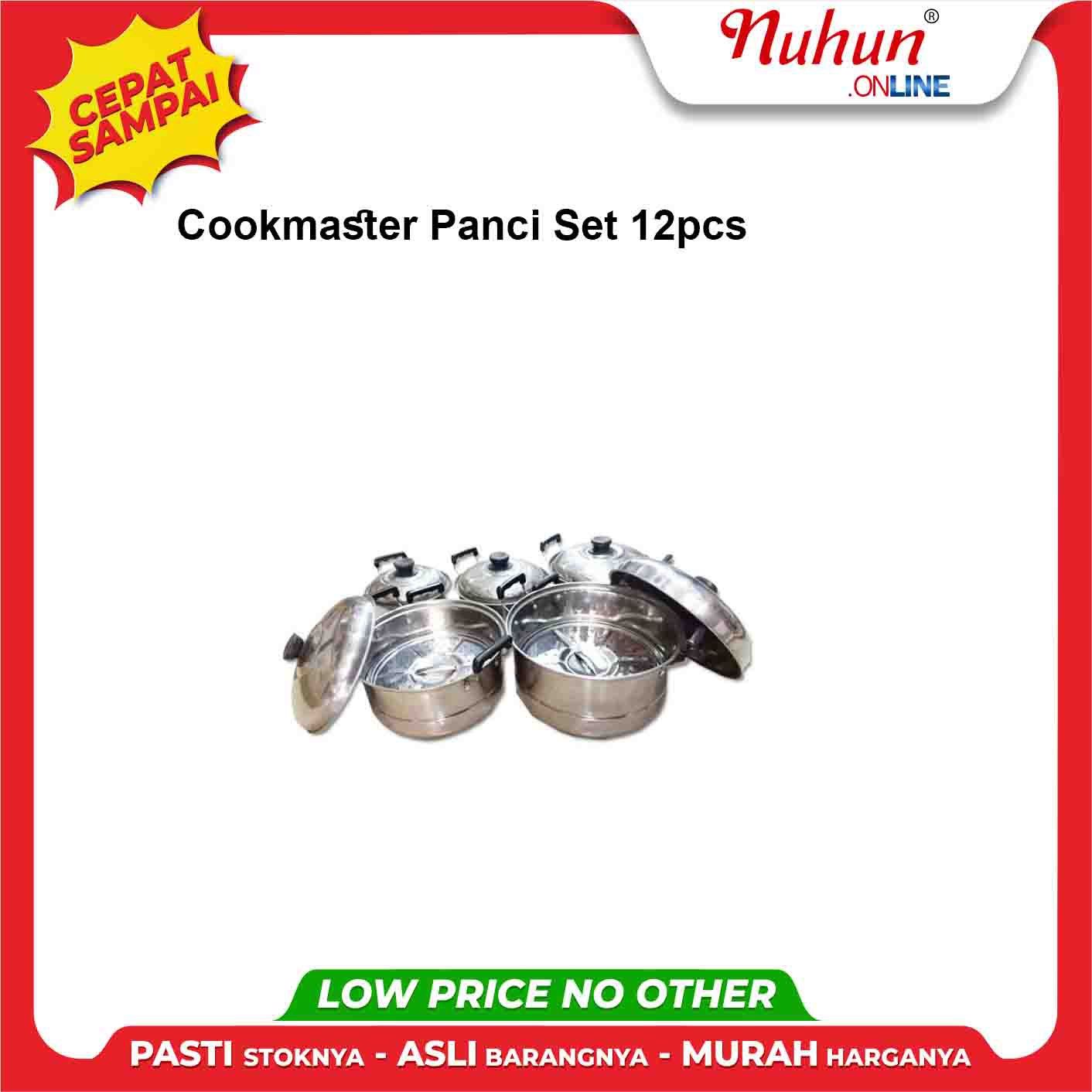 Cookmaster Panci Set 12pcs