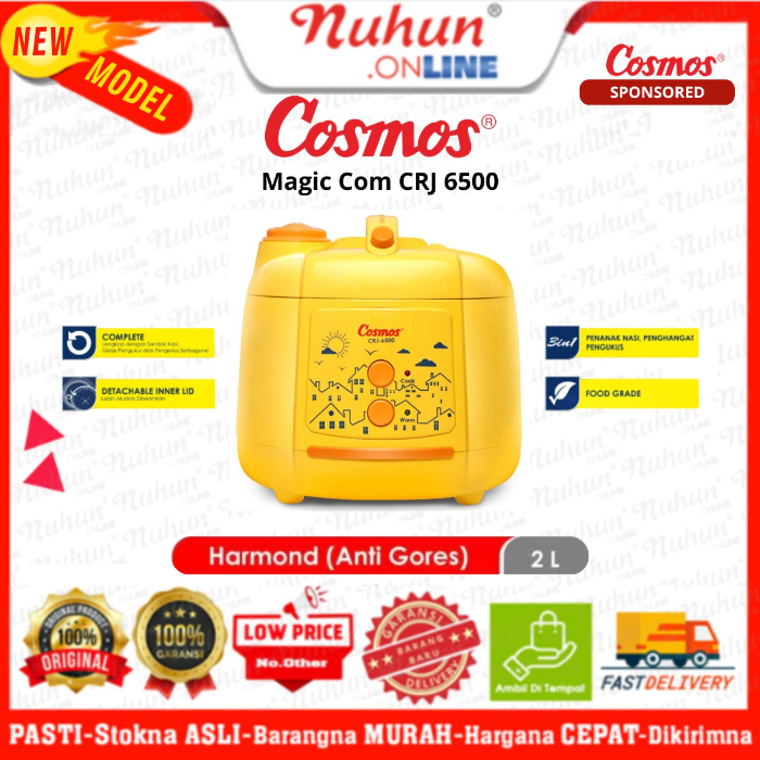 Cosmos Rice Cooker Harmond CRJ-6500 2 Liter