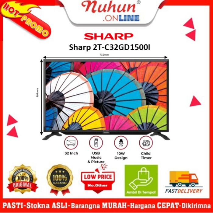 Sharp Digital tv 2T-C32GD1500I