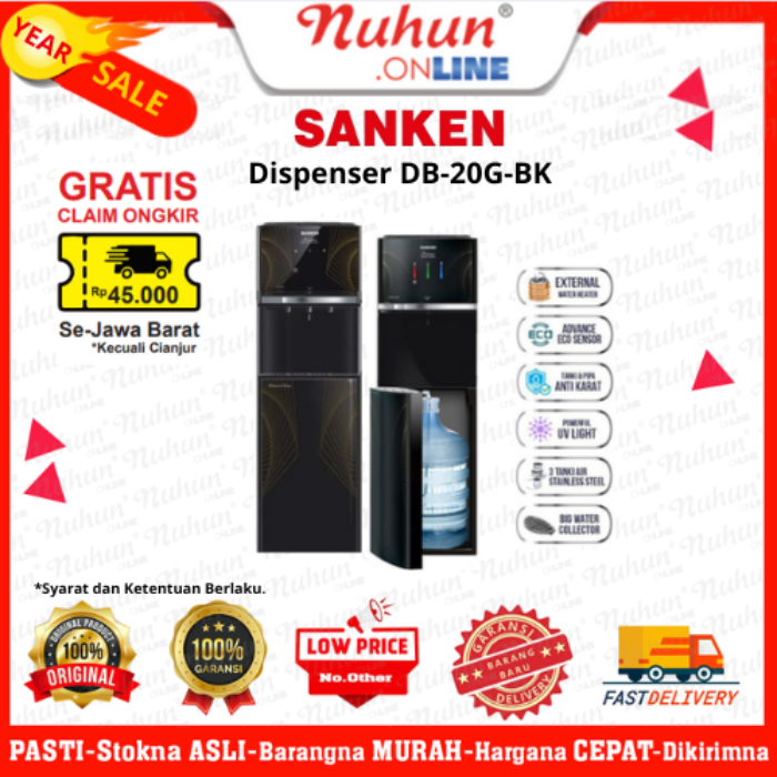 Sanken Dispenser Galon bawah DB-20G-BK
