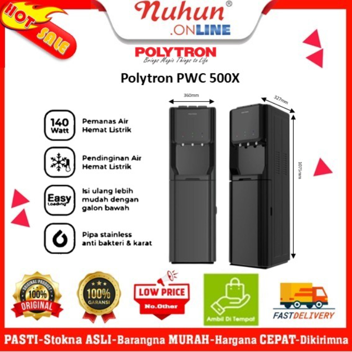Polytron Dispenser Galon Bawah PWC 500X
