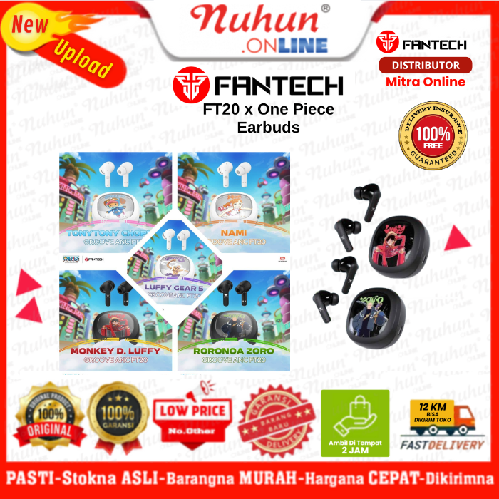 Fantech Earbuds FT20 By One Piece Lisensi