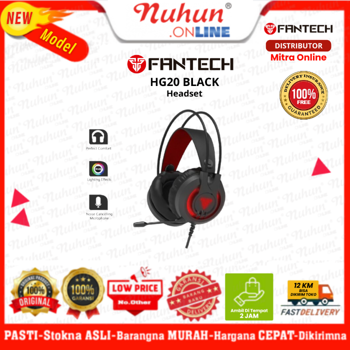 Fantech Headset Black  HG20