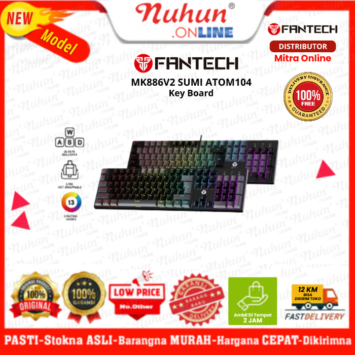 Fantech Key Board Sumi ATOM104 MK886V2