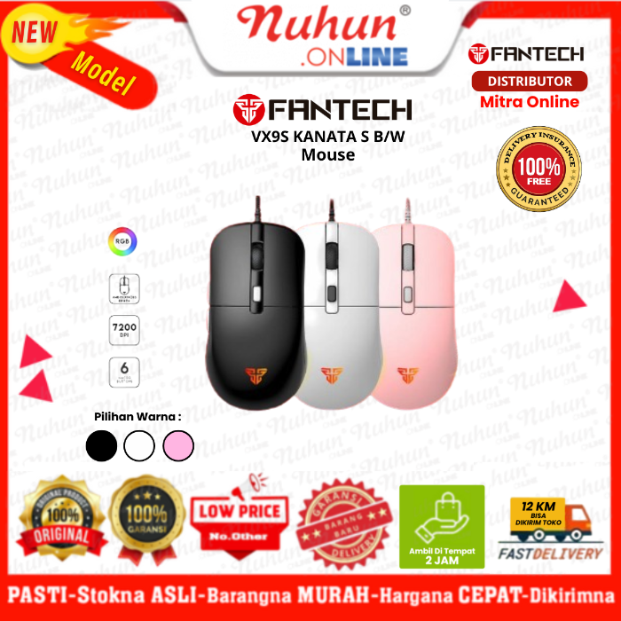 Fantech Mouse Kanata  VX9S S B/W