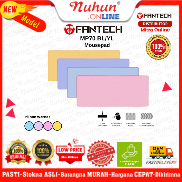 Fantech Mousepad MP70 BL/YL