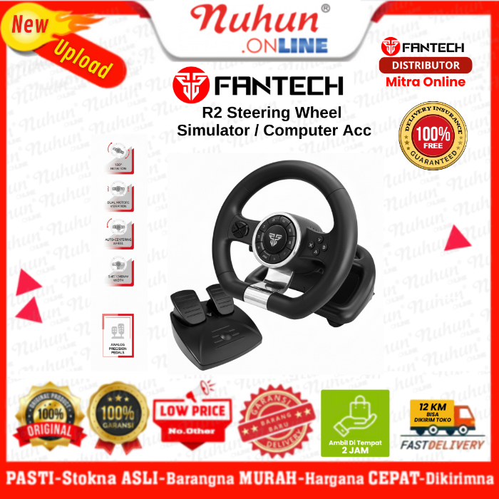 Fantech Simulator Game Racing R2 Steering Wheel