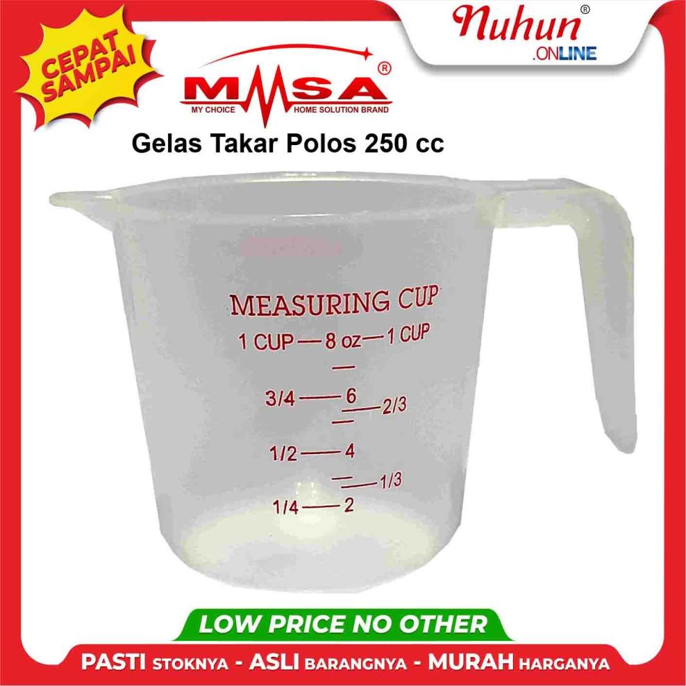 MSA Gelas Takar Polos 250cc