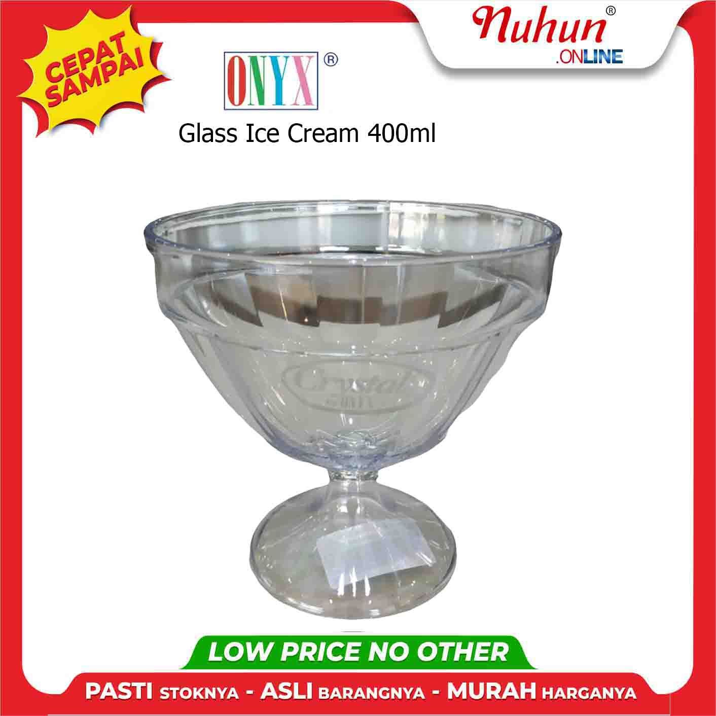 ONYX Glass Ice Cream 400ml
