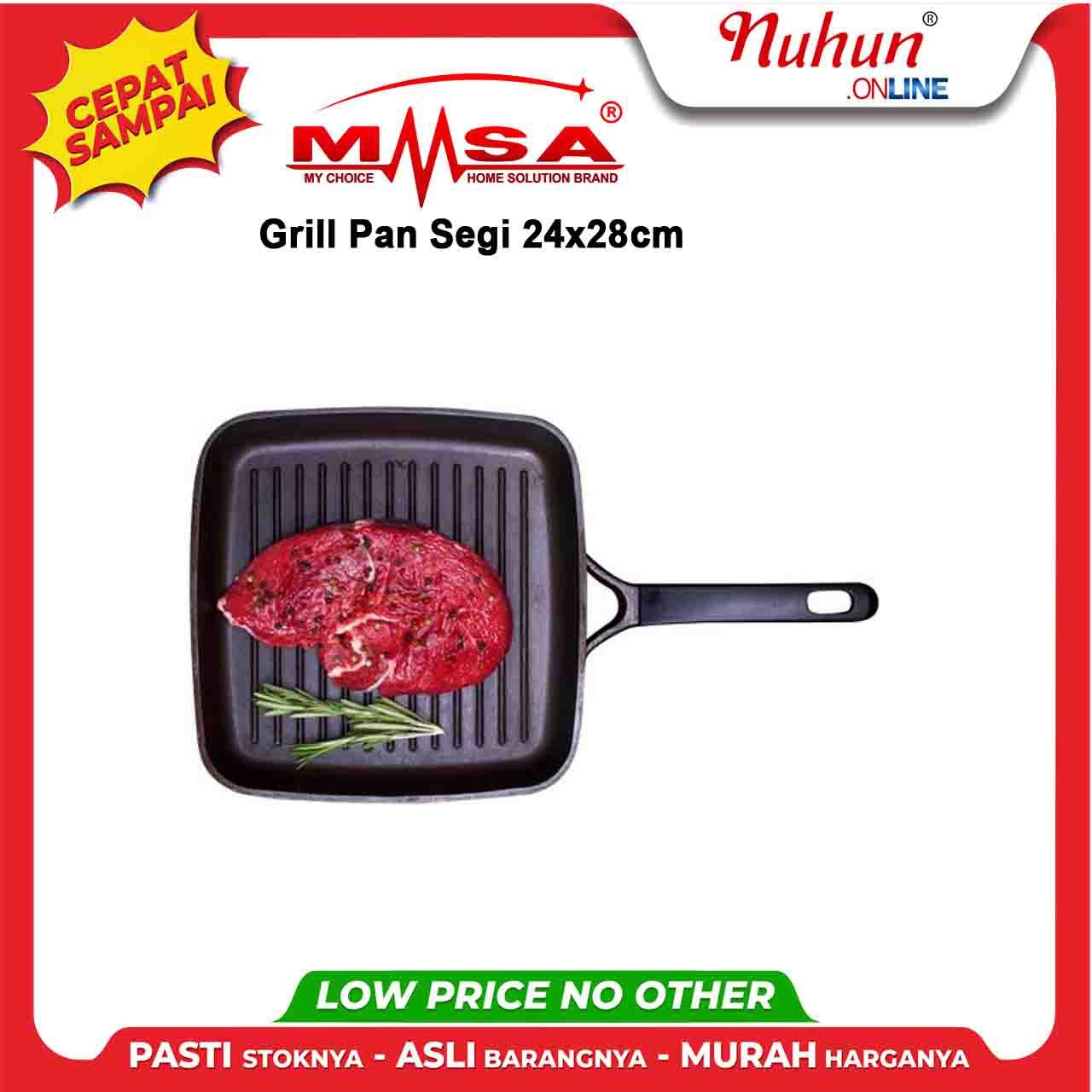 MSA Grill Pan Sinda Segi 24x28cm