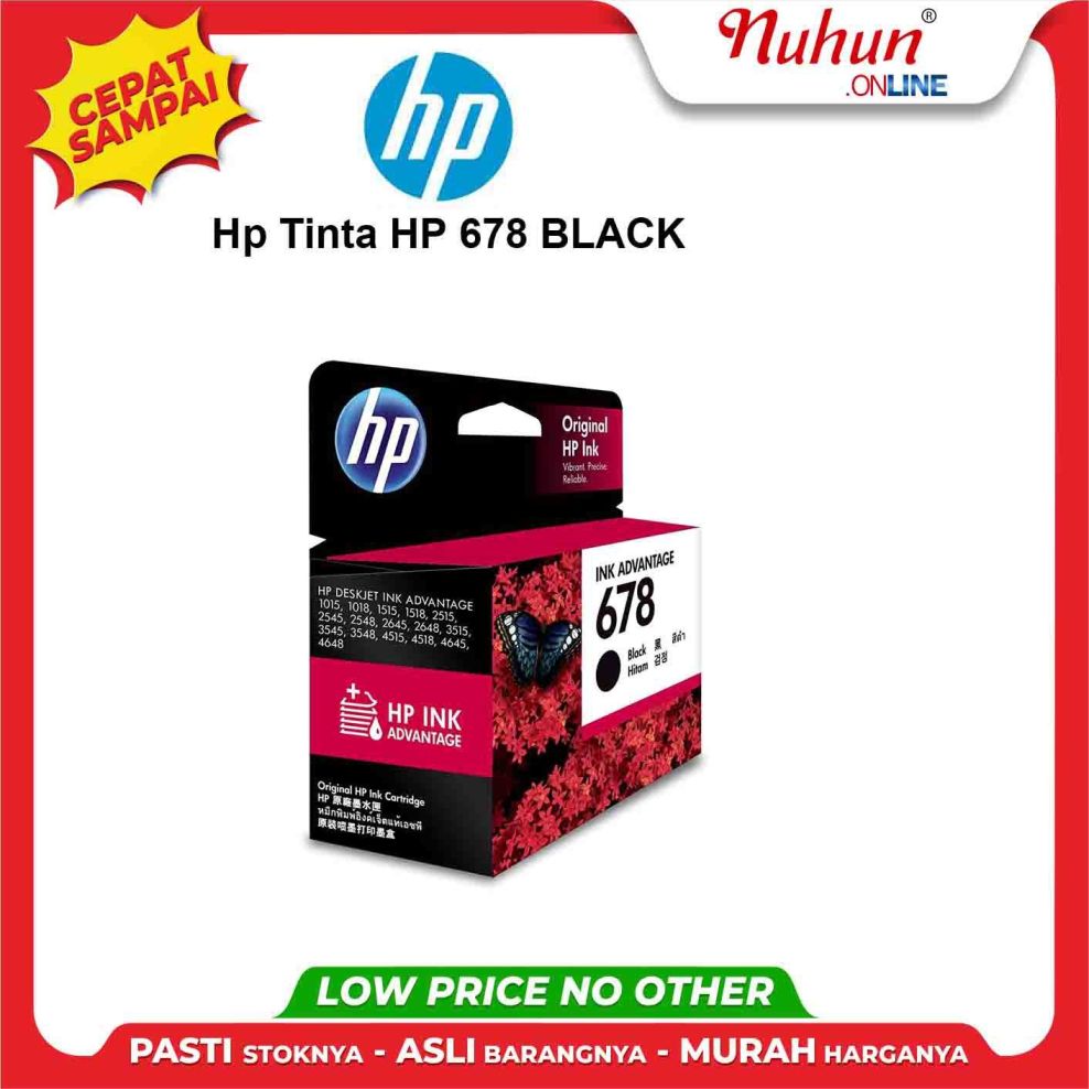 Hp Tinta HP 678 BLACK