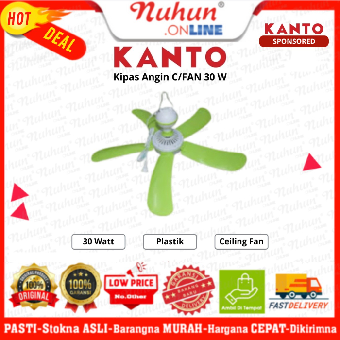 Kanto Kipas Angin Ceiling Fan 30w