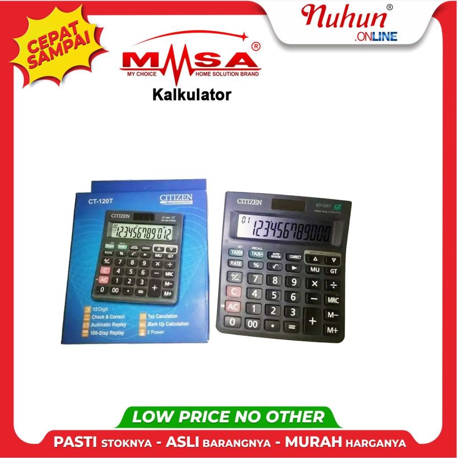 MSA Kalkulator karet 1033