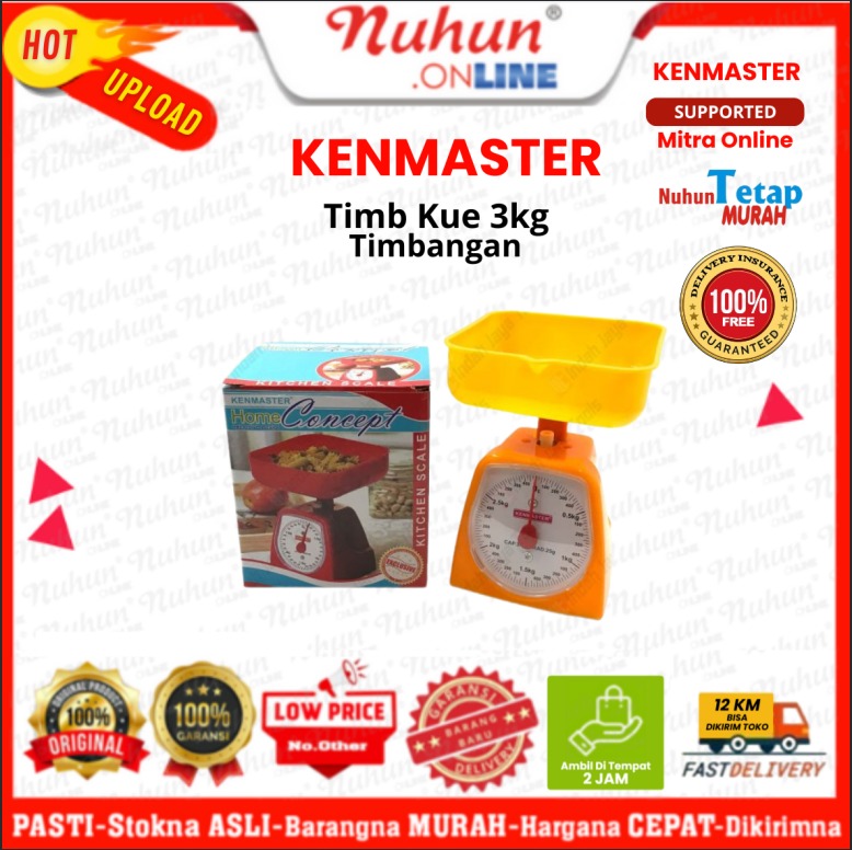 KENMASTER Timbangan Kue 3 Kg Serbaguna