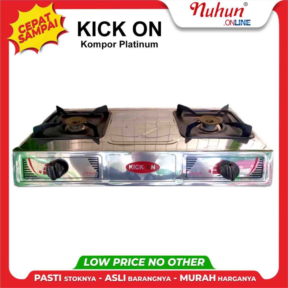 Kick On Kompor 2 Tungku Platinum