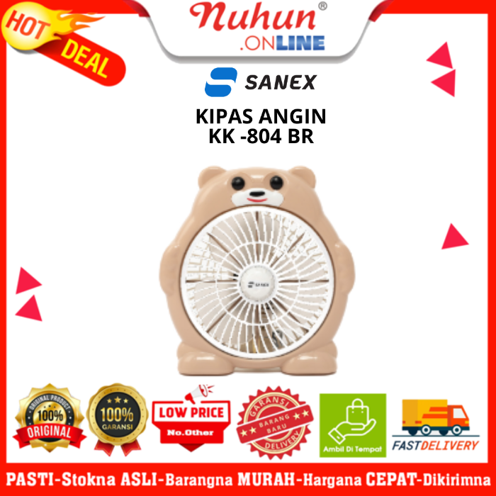 Sanex Kipas Mini Karakter KK-804 BR
