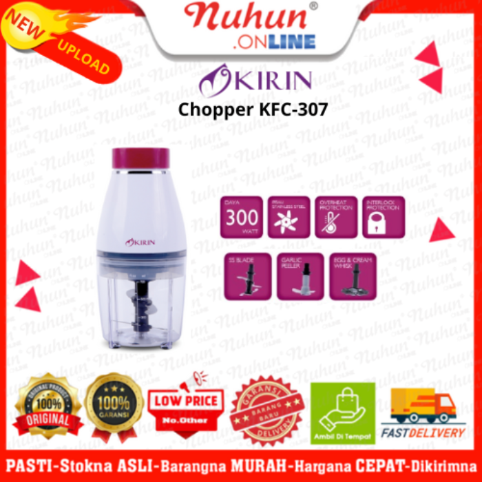 Kirin Food Chopper KFC-307 Pengolah Makanan