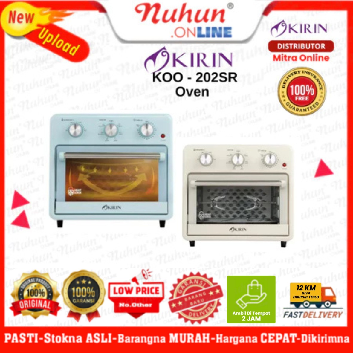 Kirin Omni Oven KOO-202SR Heatlock 20L 600W