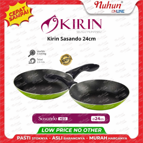 Kirin Sasando Series wajan penggoreng yang terbuat dari material Aluminium 3003