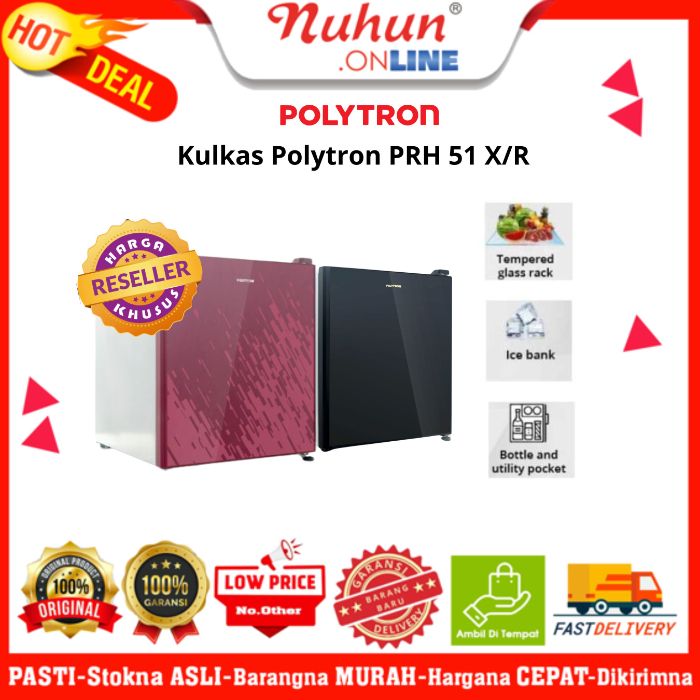 Polytron Mini Refrigerator 50L PRH 51 X/R
