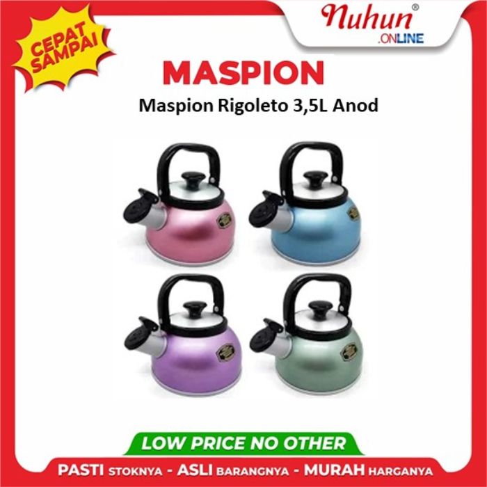 Maspion Teko Bunyi Rigoletto 3,5L Anod