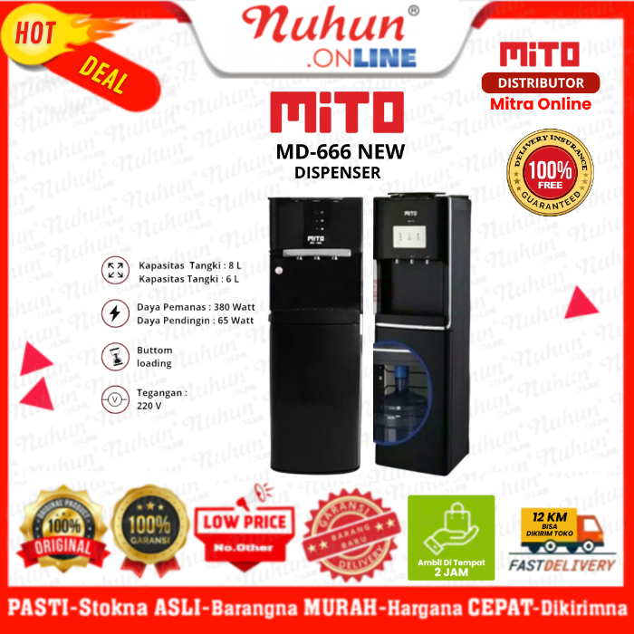 Mito Dispenser Galon Bawah MD - 666 New