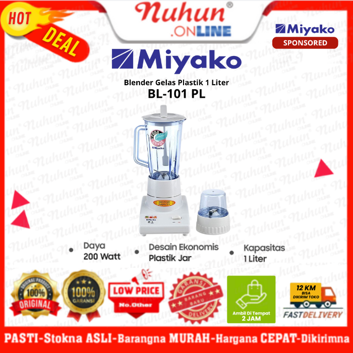 Miyako Blender 1 Liter BL-101 PL