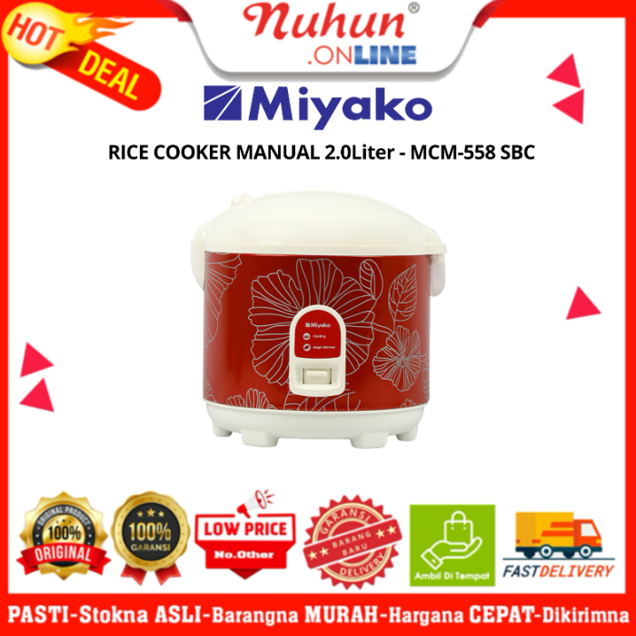 Miyako Rice Cooker MCM 558 SBC