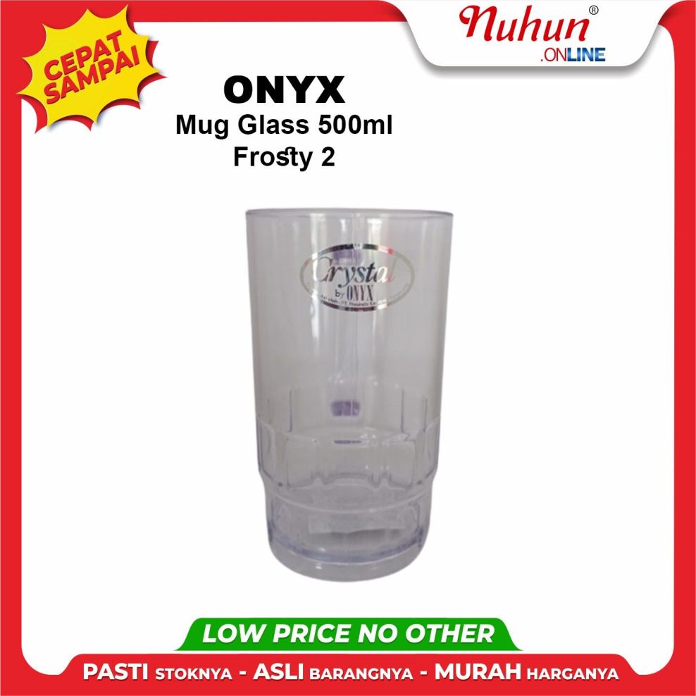 ONYX Mug Glass 500ml/Frosty 2