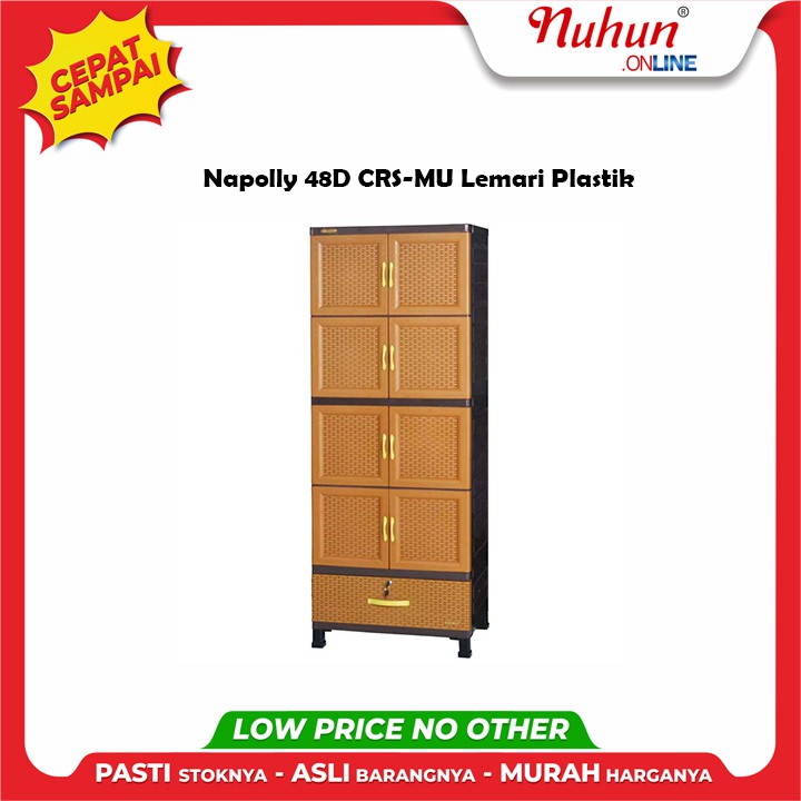 Napolly Lemari Plastik 48D CRS-MU