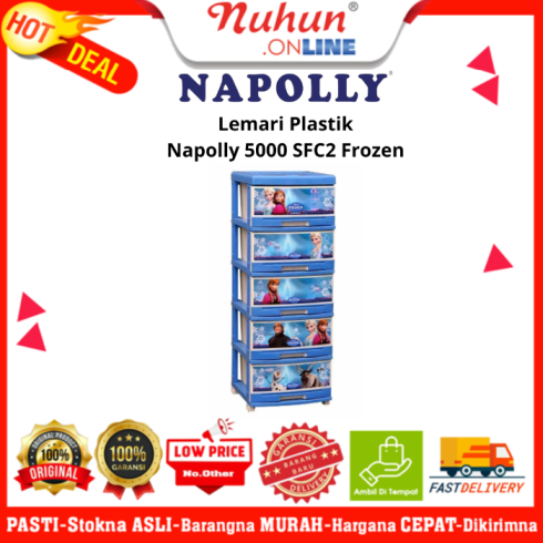 Napolly Lemari Plastik 5000 SFC2 Frozen