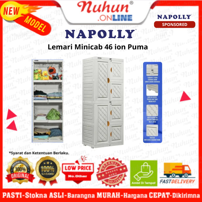 Napolly Lemari Pakaian Plastik MCAB 46 Ion Puma