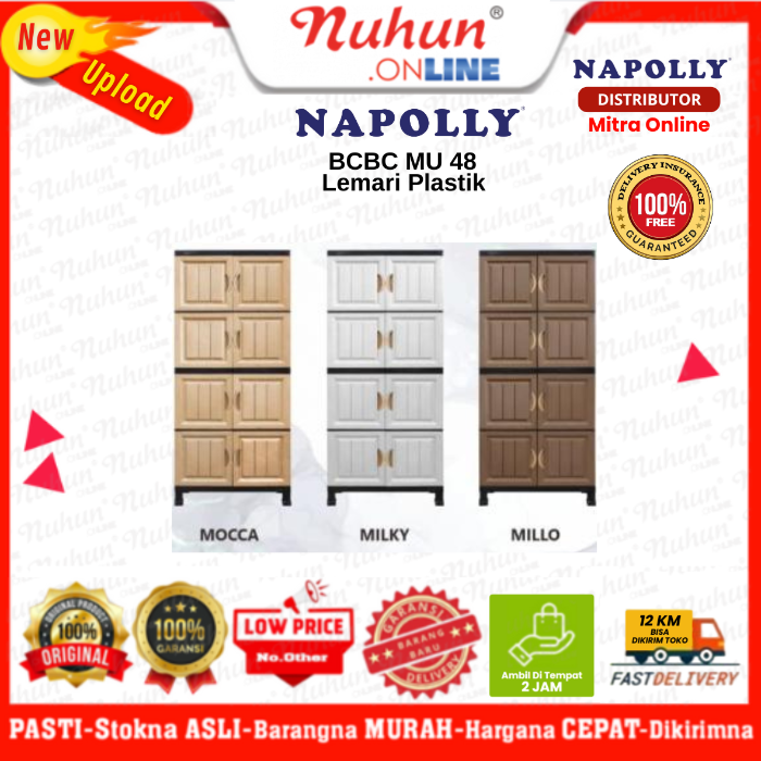 Napolly Lemari Palaian Plastik BCBC MU 48
