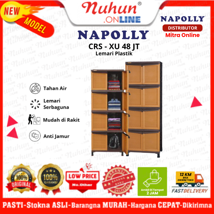 Napolly Lemari Plastik CRS-XU 48 JT