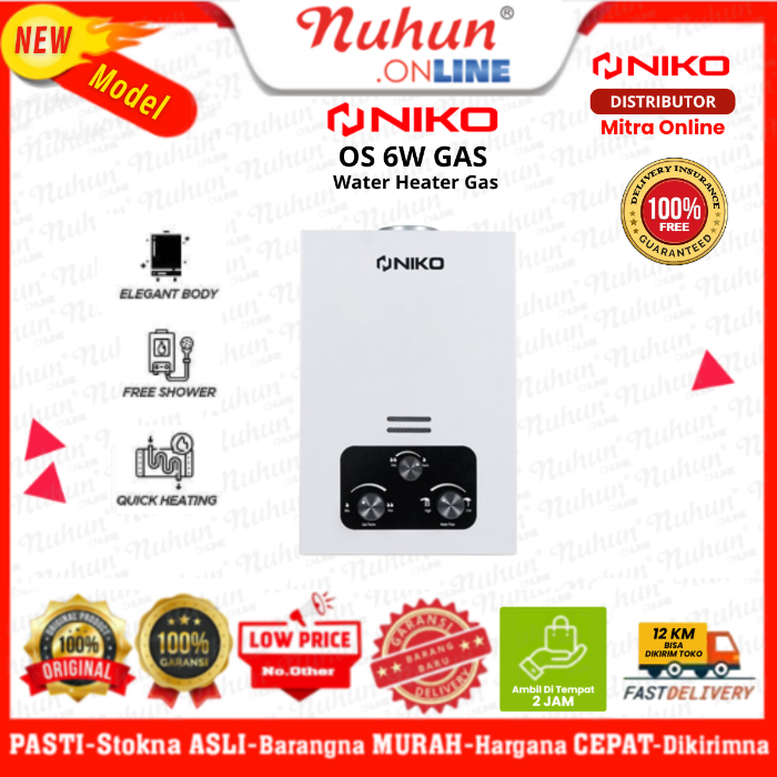 Niko Water Heater OS 6W Gas