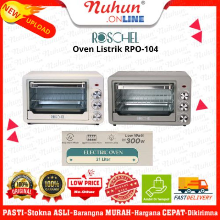 Roschel Oven Listrik 21 Lite ROV-210 GY/W