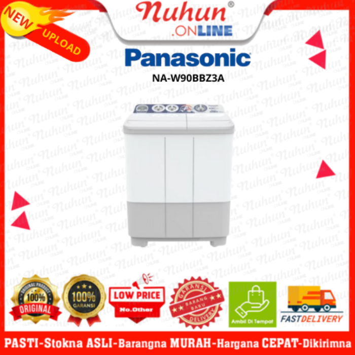 Panasonic Mesin Cuci 2 Tabung 9kg NA-W90BBZ3A