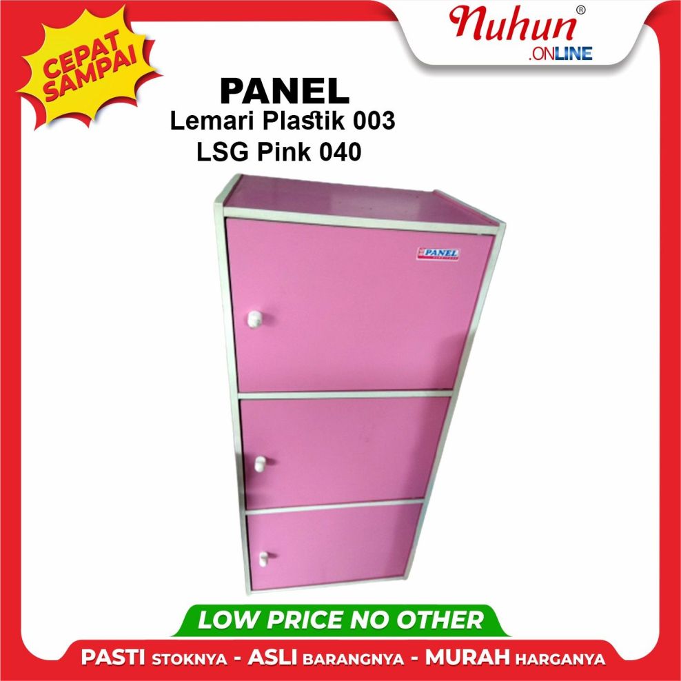 Panel Lemari Plastk 003 LSG Pink 040
