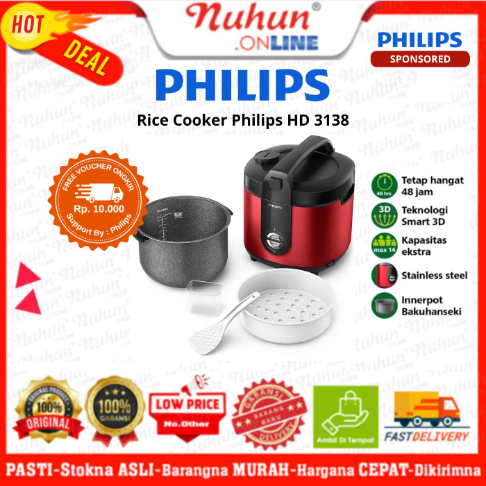 Philips Rice Cooker HD 3138